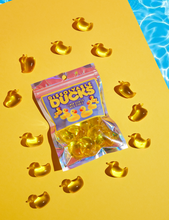 Load image into Gallery viewer, Dissolvable Ducks - Lemon Scented, Duck Shaped Bath Pearls