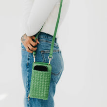 Load image into Gallery viewer, Woven Double Duty Phone Bag : Woven Fuchsia