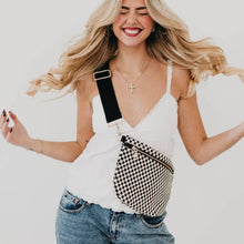 Load image into Gallery viewer, Westlyn Woven Bum Bag *NEW COLORS ADDED*: Brown