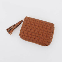 Load image into Gallery viewer, Wynona Woven Wallet: Black