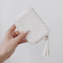 Load image into Gallery viewer, Wynona Woven Wallet: Black