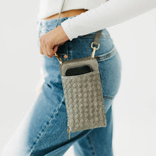 Load image into Gallery viewer, Woven Double Duty Phone Bag : Woven Fuchsia