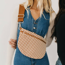 Load image into Gallery viewer, Westlyn Woven Bum Bag *NEW COLORS ADDED*: Brown