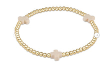 Load image into Gallery viewer, Signature Cross 3mm Gold Bracelet
