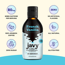 Load image into Gallery viewer, Javy French Vanilla Cold Brew Coffee Concentrate
