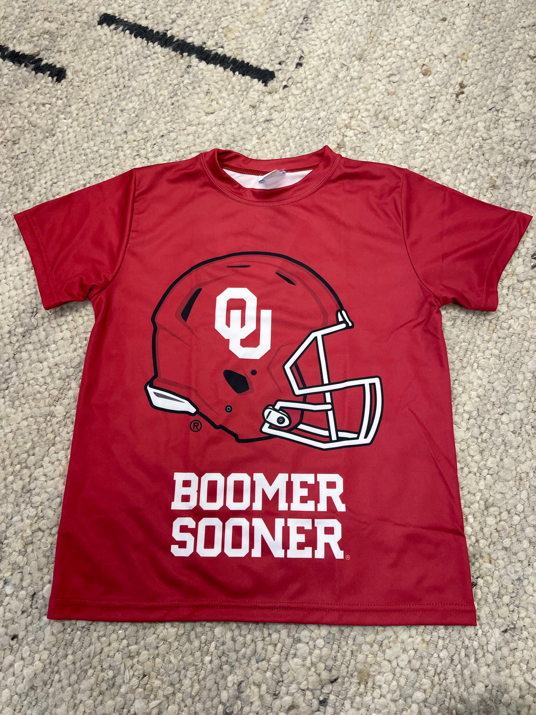 Boomer Sooner Helmet Kids Tee