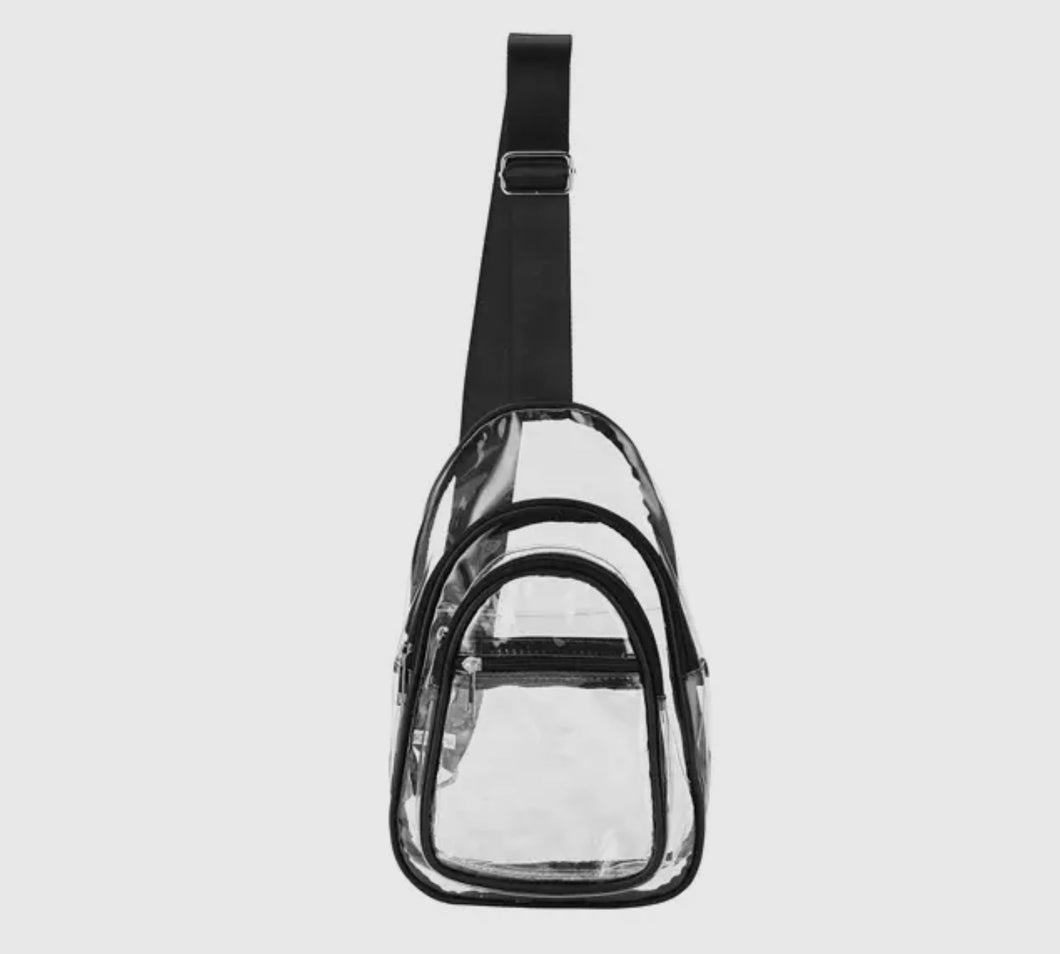 Clear Sling Crossbody Bag