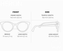 Load image into Gallery viewer, HERON LIMELIGHT MIRROR Polarized Round Fashion Sunglasses
