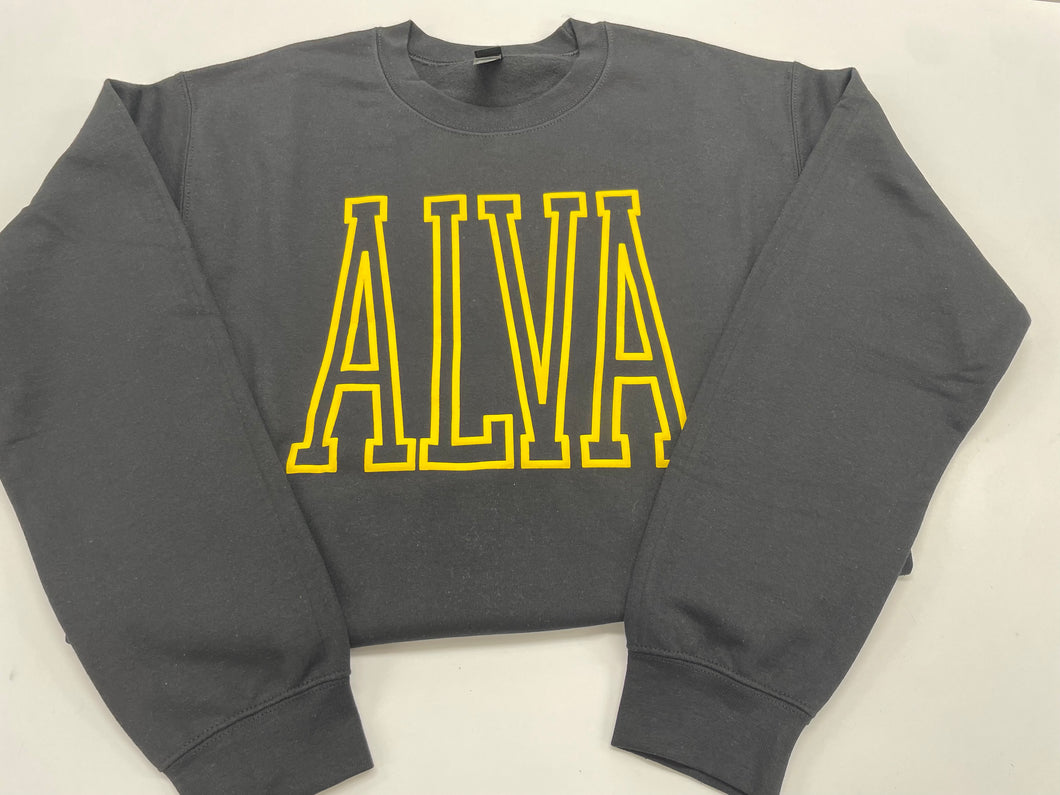 Alva Yellow Puff Sweatshirt