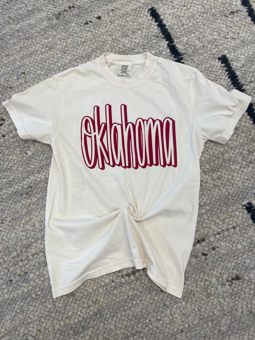Burgundy Puff Oklahoma Tee