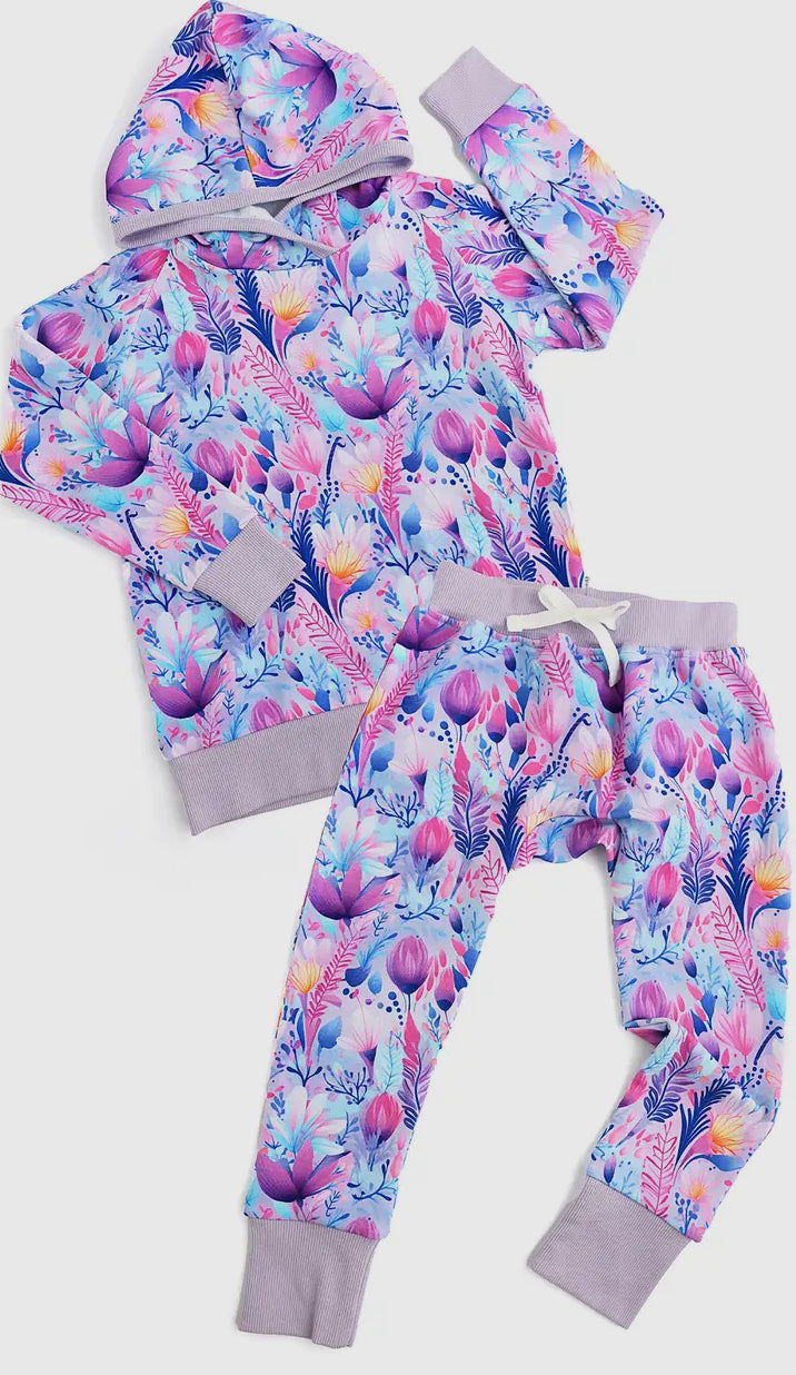 Floral Hoodie Set