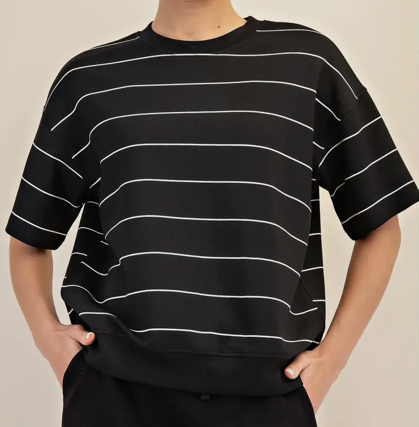 Scuba Stripe Short Sleeve