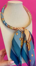 Load image into Gallery viewer, Scarf/Gold Bead Necklace
