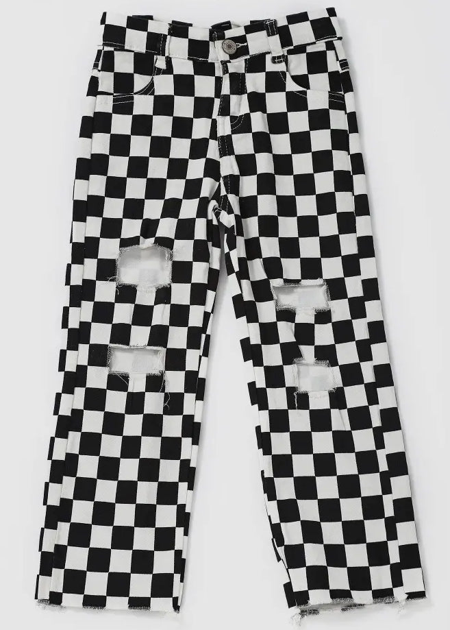 Kids Checkered jeans