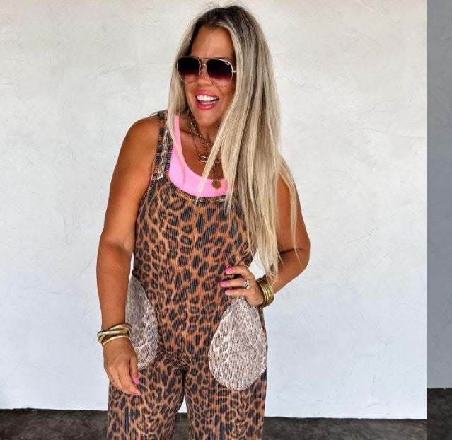 Leopard Print Romper