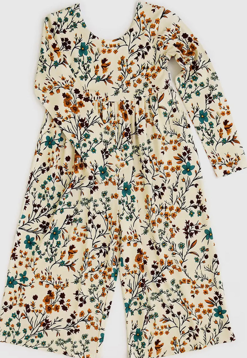 Floral Wide Leg Romper