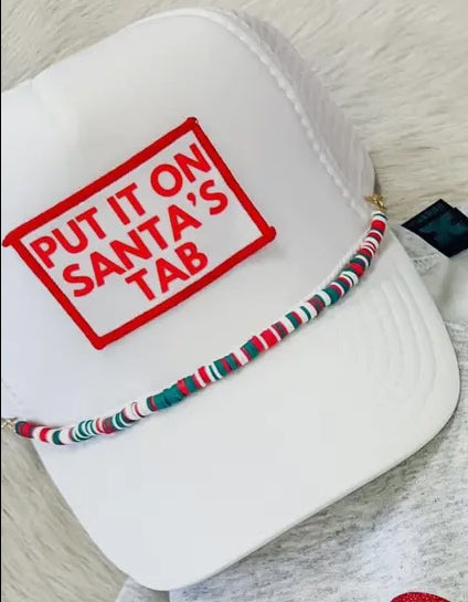 Put It On Santa’s Tab Trucker Hat (with chain)
