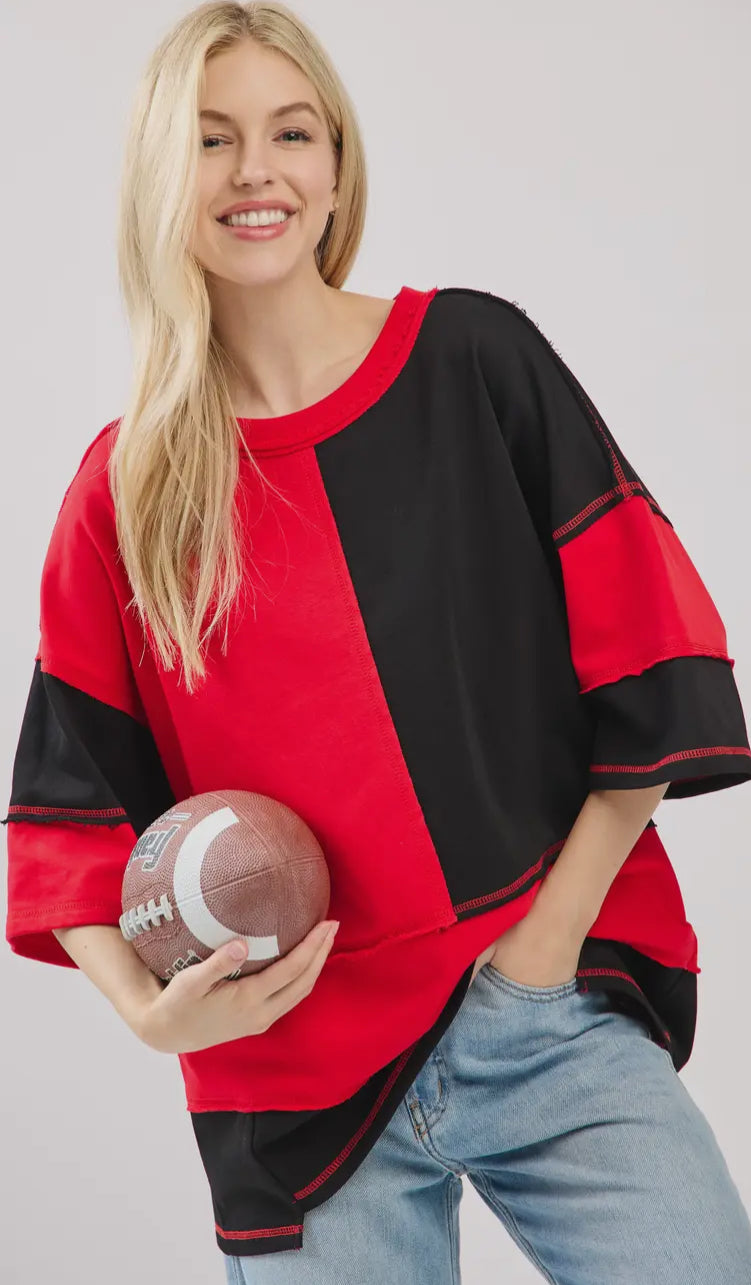 Color Block Gameday Tee