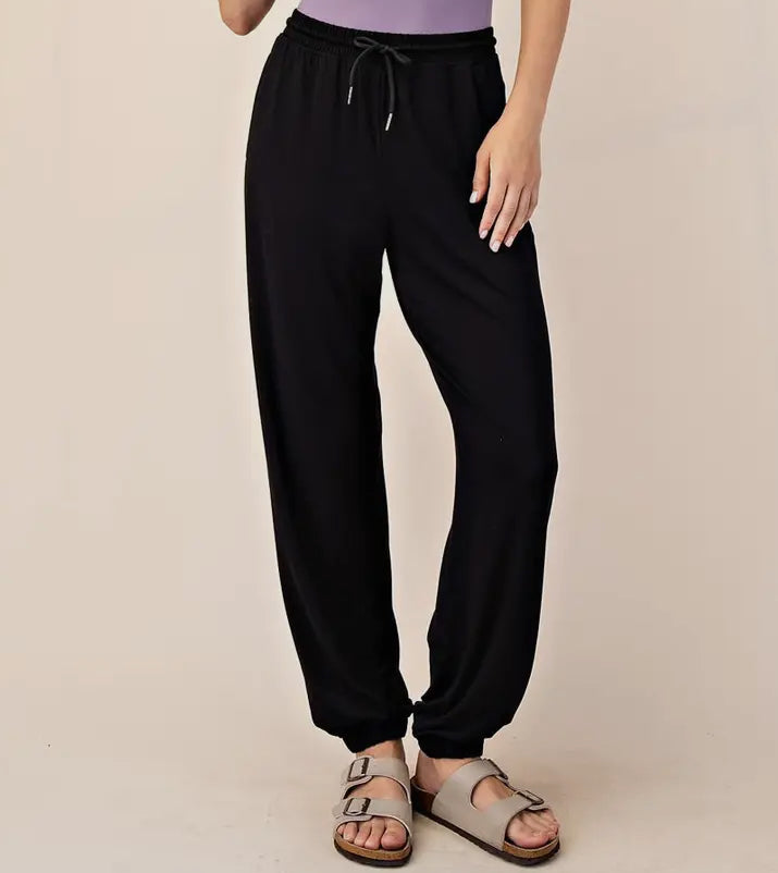 Modal Jogger Pant Black