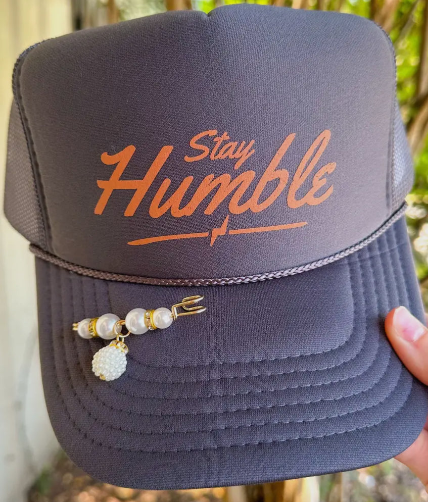 Stay Humble Trucker Hat w/pin
