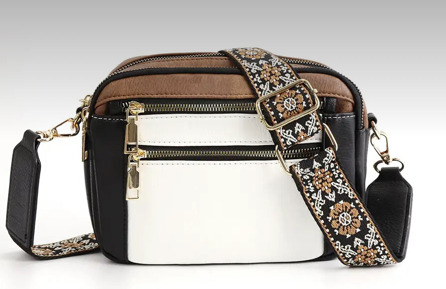 Multifunctional Zipper Crossbody