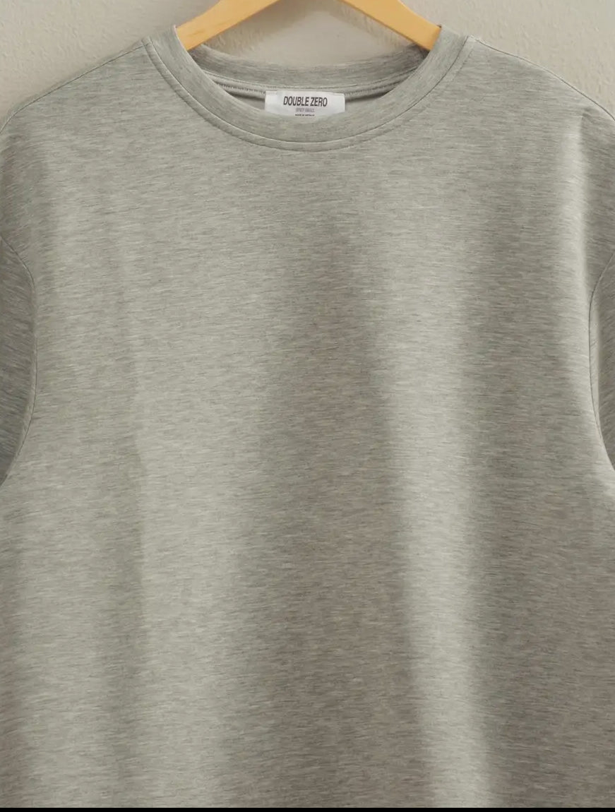 Heather Grey Knit Top