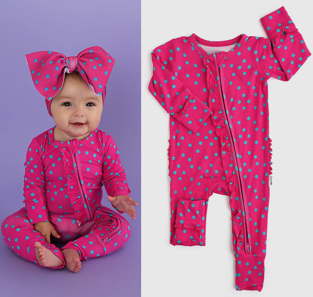 Bamboo Pink Dot Sleeper