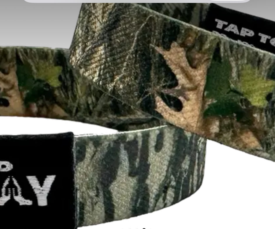 Forest/Tree Bark Wristband