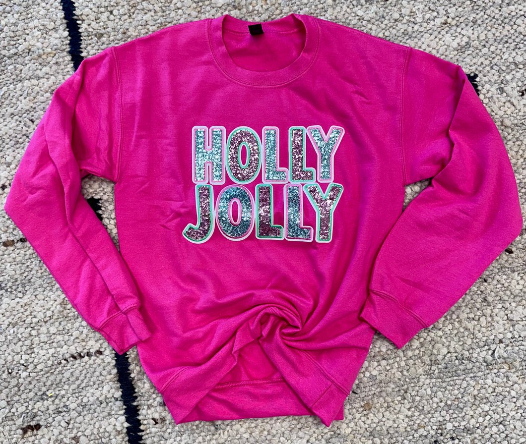 Sequin Holly Jolly