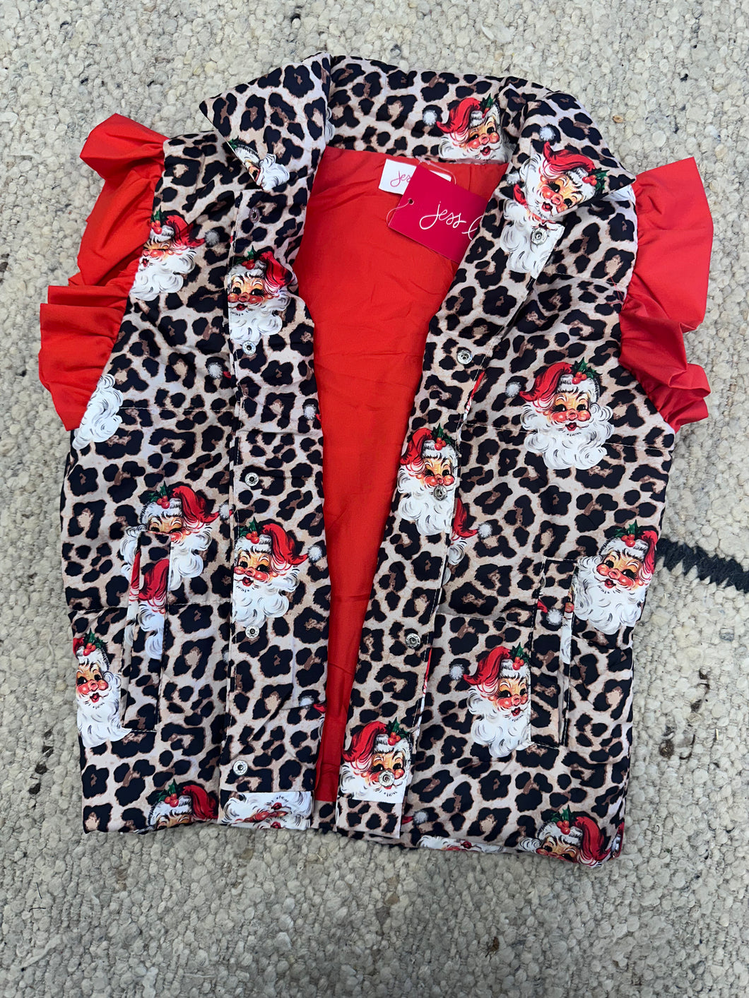Santa Puffer Vest
