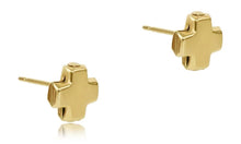 Load image into Gallery viewer, Signature Cross Stud Earrings
