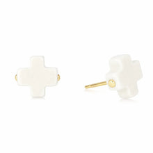 Load image into Gallery viewer, Signature Cross Stud Earrings
