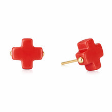 Load image into Gallery viewer, Signature Cross Stud Earrings
