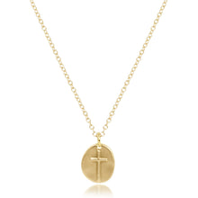 Load image into Gallery viewer, 16” gold Disc Necklace
