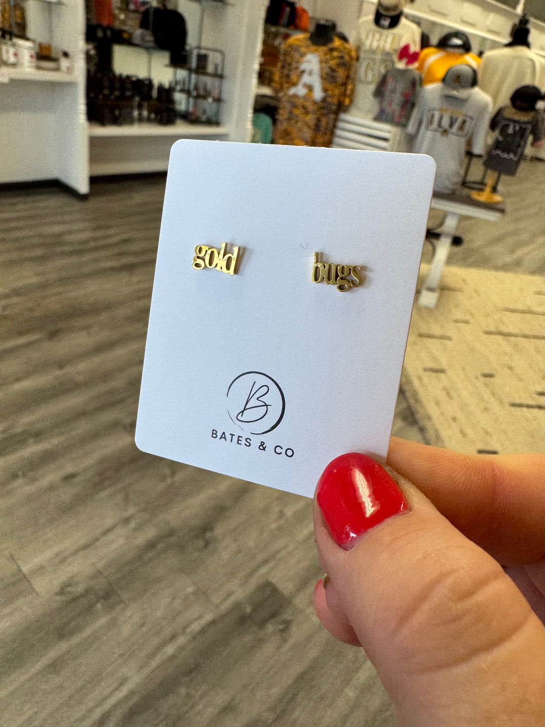 Gold Bugs Earrings